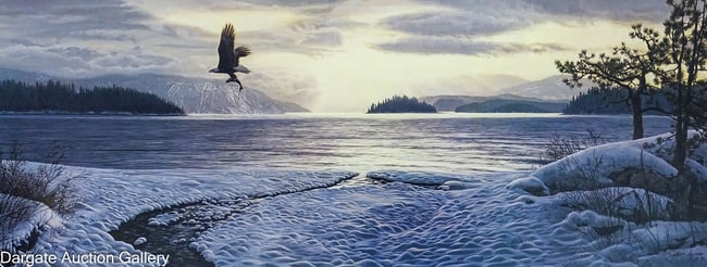STEPHEN LYMAN NORTH COUNTRY SHORES LITHOGRAPH