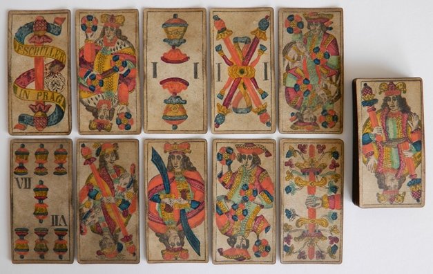 vintage German playing cards : Lot 342