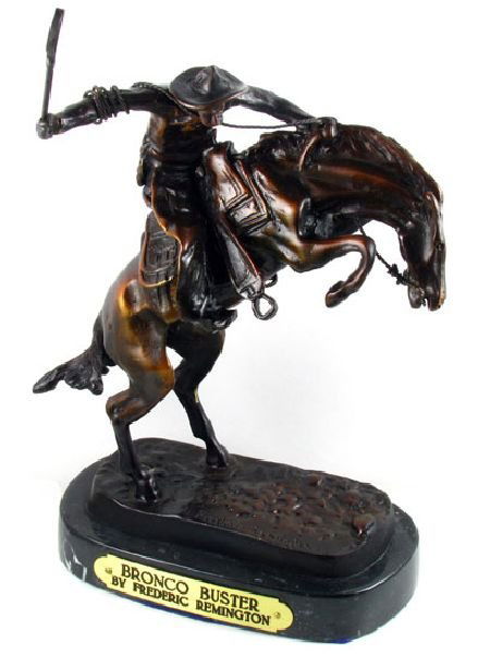 bronco buster by frederic remington
