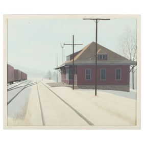 Jean Lehrbaum: End of the Line; and Snow Fence