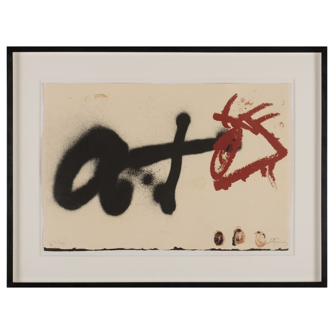 Antoni Tapies (1923-2012): Untitled