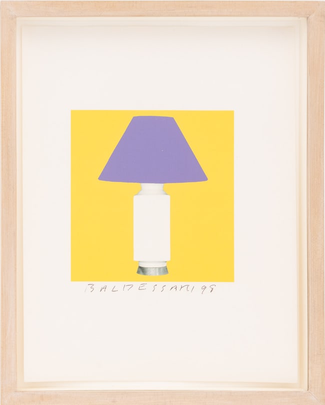 John Baldessari Lamp Color Inkjet Print, 1998