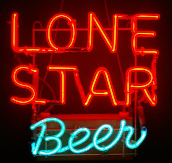 1146: Old Lone Star Beer Neon Advertising Sign : Lot 1146