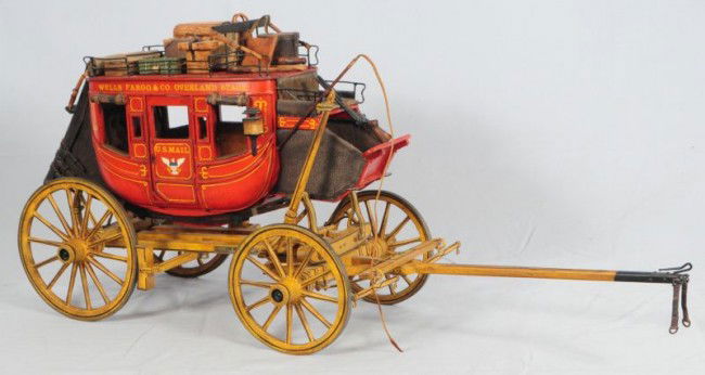 Wells Fargo Miniature Stagecoach : Lot 140A