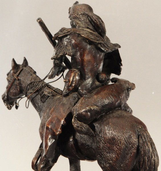 Timberjack Joe Bronze by Ridge Durand. Lot 238