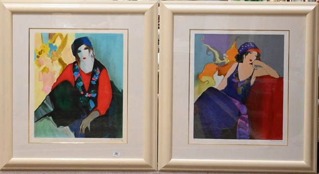 Two: Itzchak Tarkay (Israeli 1935-2012)