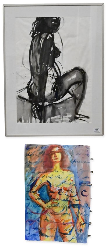 Two Framed Figure Studies