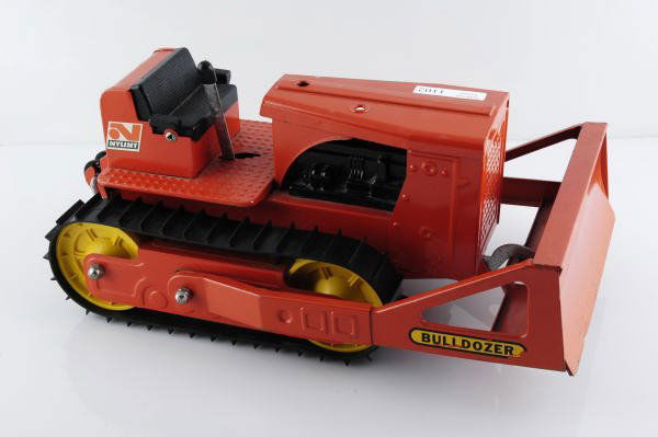 1102: Nylint Orange Bulldozer Pressed Steel Toy : Lot 1102