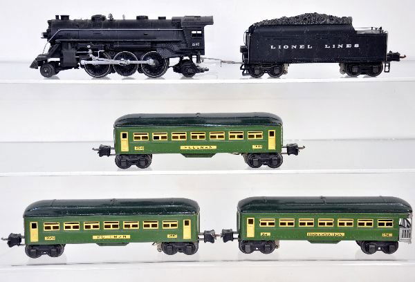 5pc Lionel 224E Passenger Set 140W : Lot 139