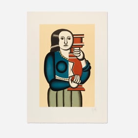 After Fernand Leger by Jacques Villon, Femme a la cruche