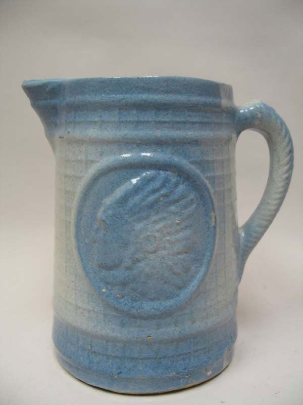 422 Pottery Buttermilk PitcherIndian Head Lot 422