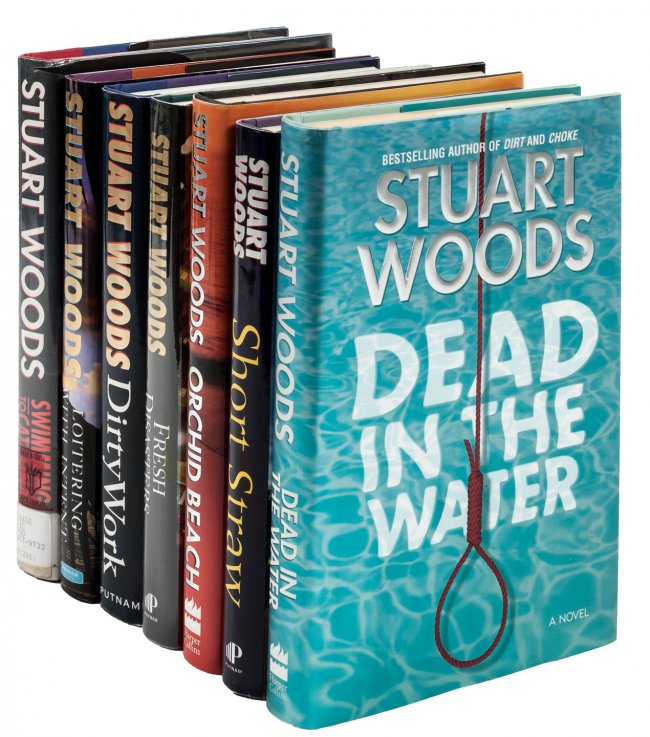 Lot of 12; Stuart Woods; DC dead; White cargo; Cut and thrust.. Lot of 12; Stuart Woods; DC dead; White cargo; Cut and thrust..
