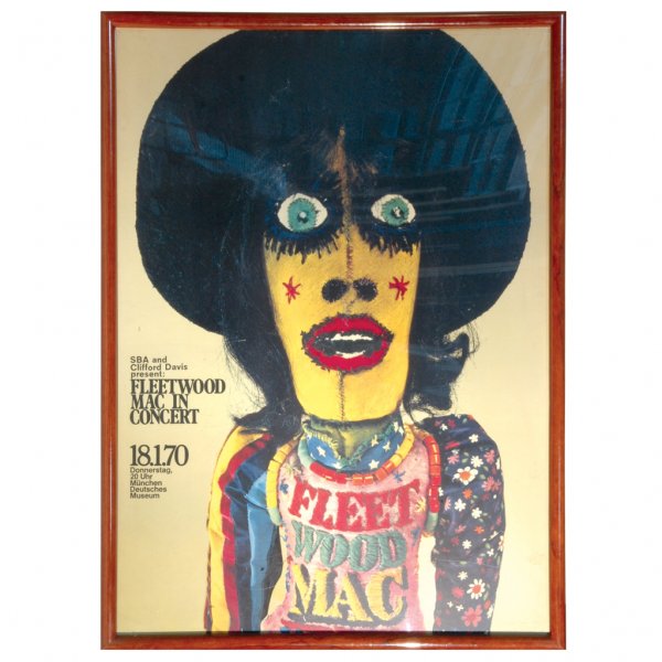 772 Fleetwood Mac Concert Poster, 1970 Lot 772 772 Fleetwood Mac Concert Poster, 1970 Lot 772