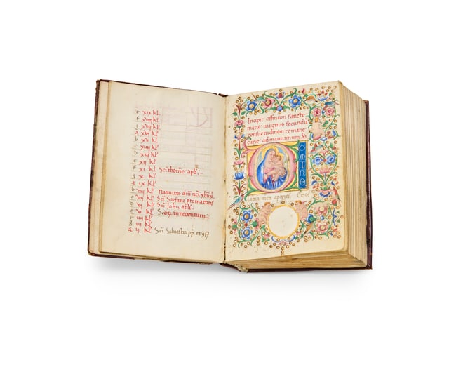 Francesco di Antonio del Chierico (1433-1484) Book of Hours, use of Rome, in Latin, illuminated
