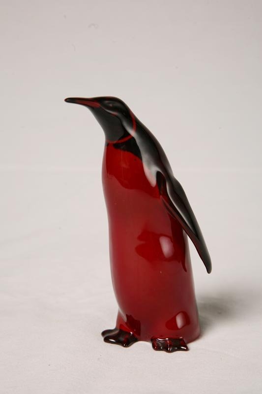 royal doulton flambe penguin