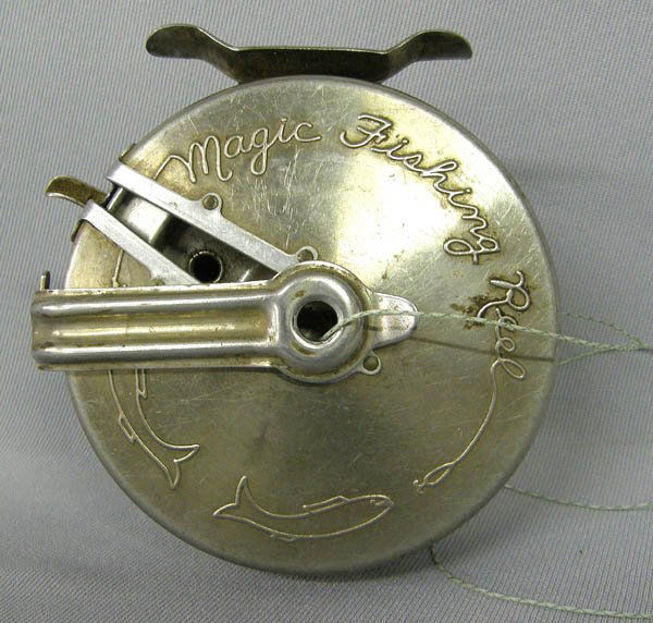 1183 Antique Magic Fishing Reel By Magic Fish Co. 4" Lot 1183
