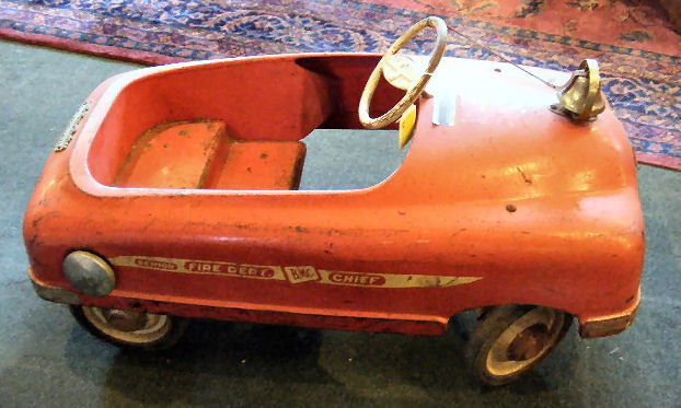 fire department pedal car