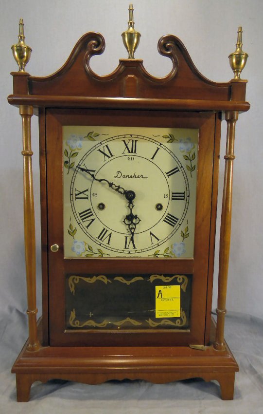 335A: Daneker Mantle Clock, German Westminster Chimes, : Lot 335A