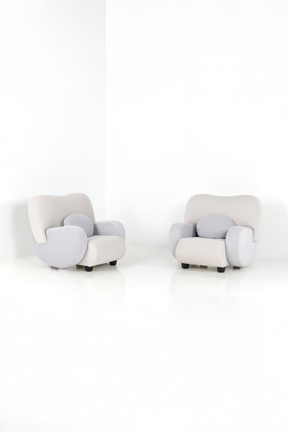 x Mattia Bonetti (born 1952) Pair of armchairs - 