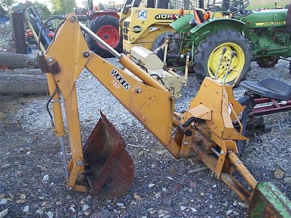 49: WOODS 750 3PT BACKHOE ATTACHMENT FOR TRACTORS : Lot 49
