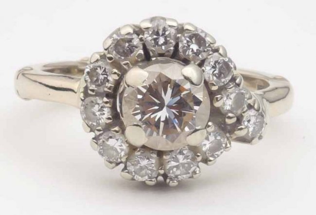Estate diamond dinner rings