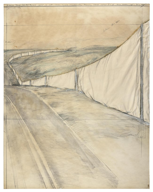 CHRISTO (New York/Bulgaria, 1935-2020), Collage for 