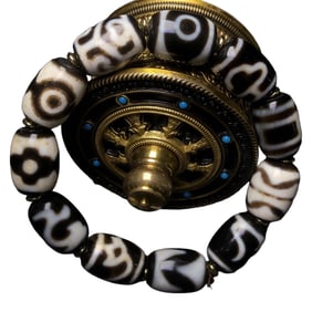 Antique High Oil Polished Multi-Bead Tiandi Bracelet