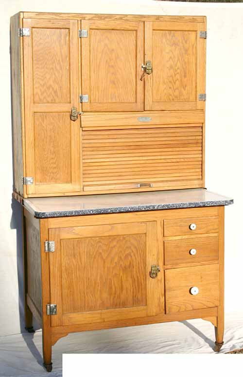 185 antique oak Hoosier Lot 185