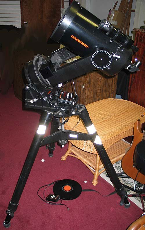 6087 Telescope Celestron Celestar 8" and Extras Lot 6087