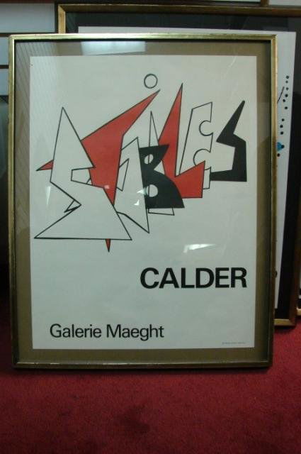 41: Alexander Calder Galerie Maeght Poster Stabiles : Lot 41