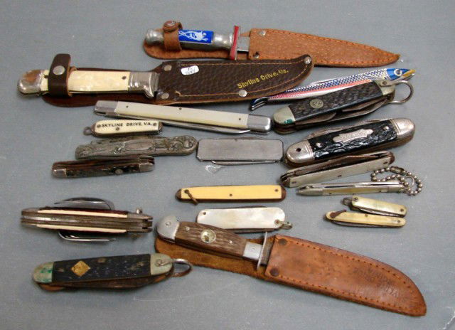 2: Lot of 18 Vintage Pocket Knives : Lot 2