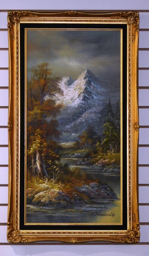 Original Oil on Canvas signed L. Harding : Lot 219