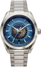 12089: Omega Seamaster Aqua Terra with Continental Map 