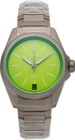 12091: Oris Propilot X Kermit Edition Titanium Men's Wr