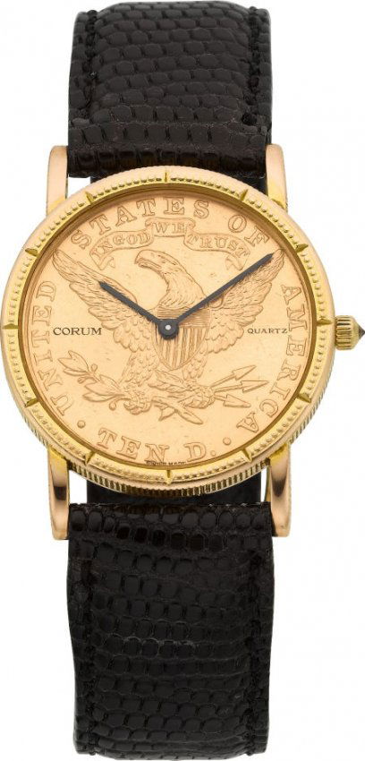 twenty dollar gold coin watch