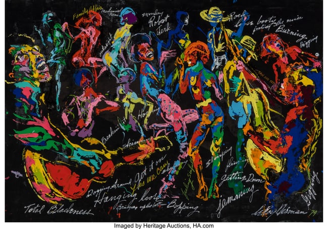 33009&colon; LeRoy Neiman &lpar;American&comma; 1921-2012&rpar; Total Blackne