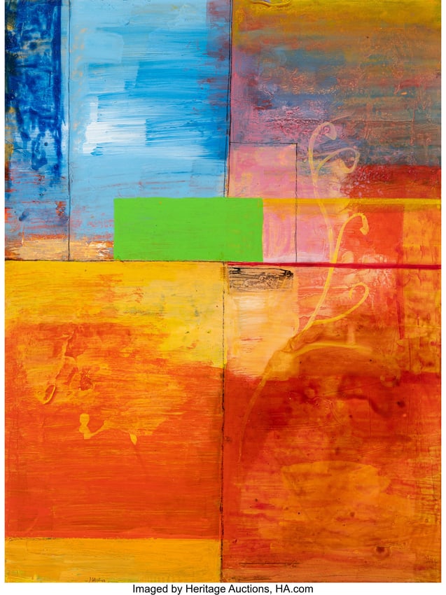 27148&colon; Joachim Kersten &lpar;German&comma; b&period; 1953&rpar; Two abstract w