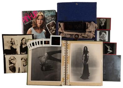 [EROTICA]. Lot of photographs, transparencies, and slides.