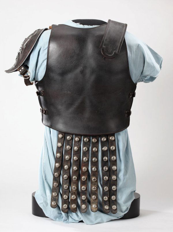 Russell Crowe Maximus iconic chest armor from Gladiator Lot 1098
