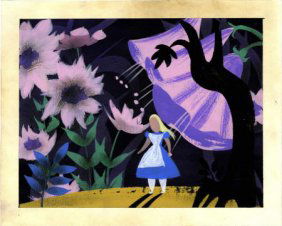 92507: Mary Blair Alice in Wonderland Concept Art 1951 : Lot 92507