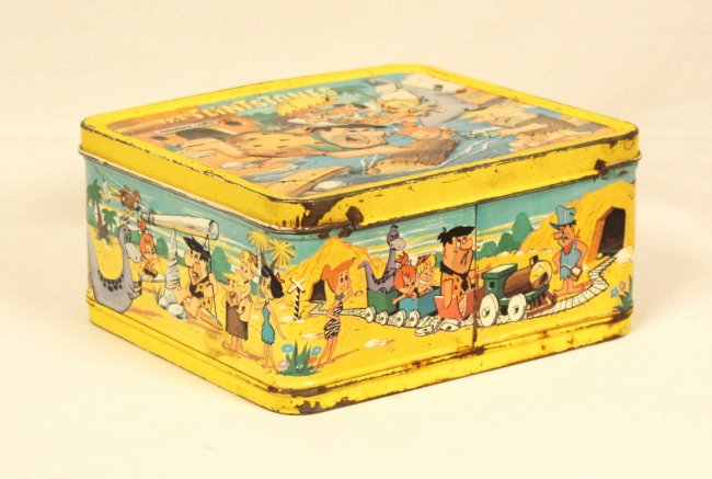 Rare Vintage 1964 Flintstones Metal Lunchbox ED1115 : Lot 47